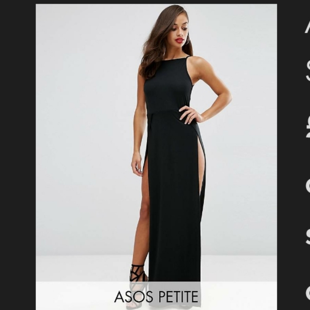 Maxi dress with splits